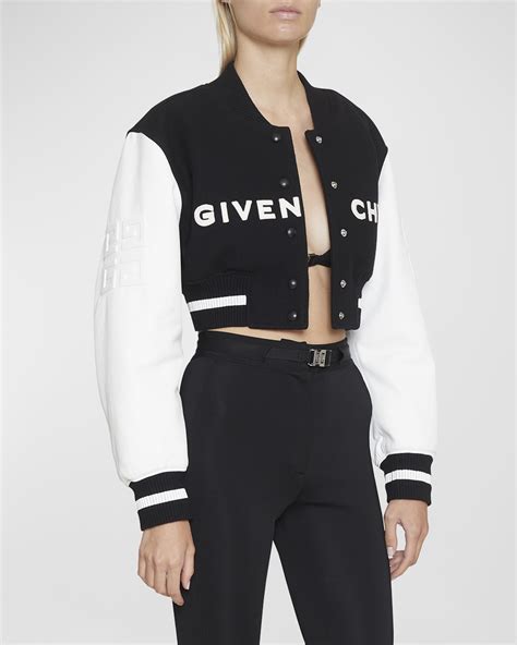 givenchy cropped varsity jacket.